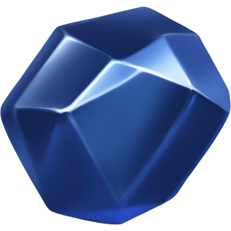 a single piece of cobalt metal emoji