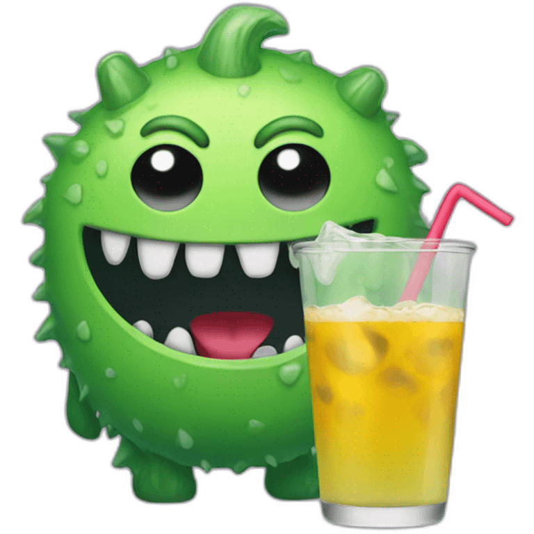 Drink monster emoji