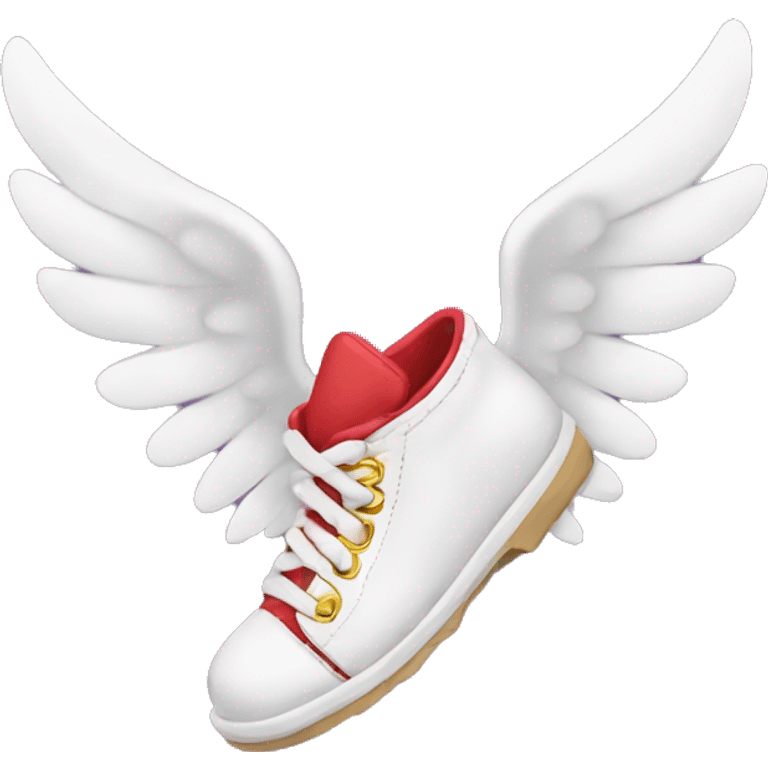 Cupid winged shoe emoji