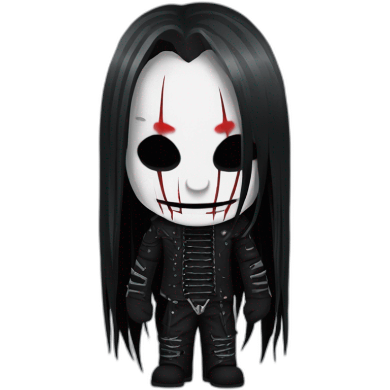 Joey Jordison Slipknot with this style : hardmetal gothic emoji