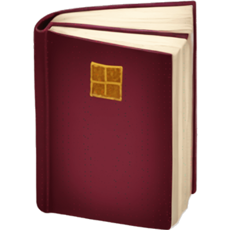 burgundy book emoji