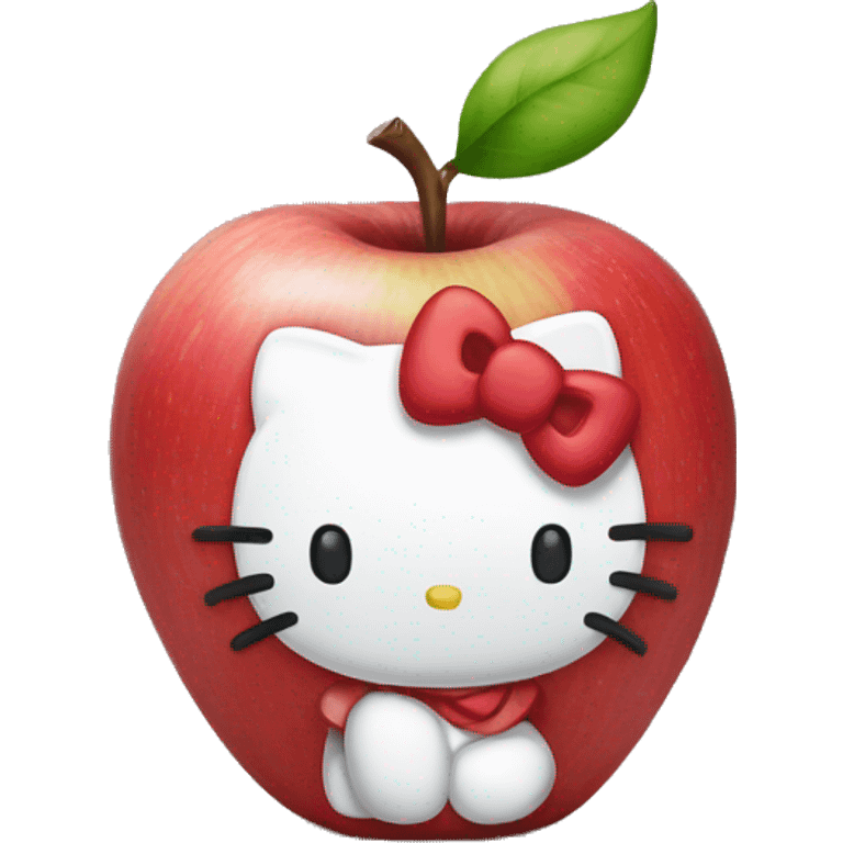 Hello Kitty Apple  emoji