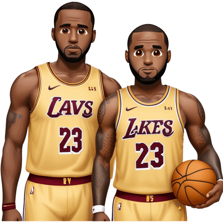 Diddy with LeBron  emoji