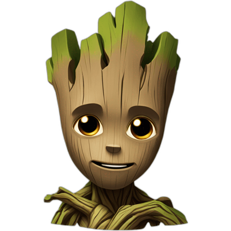 Groot qui pleure emoji