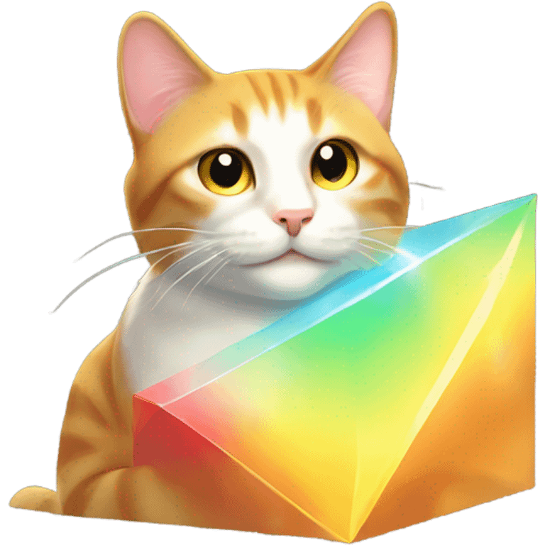 Prism, cat basking in sunlight emoji