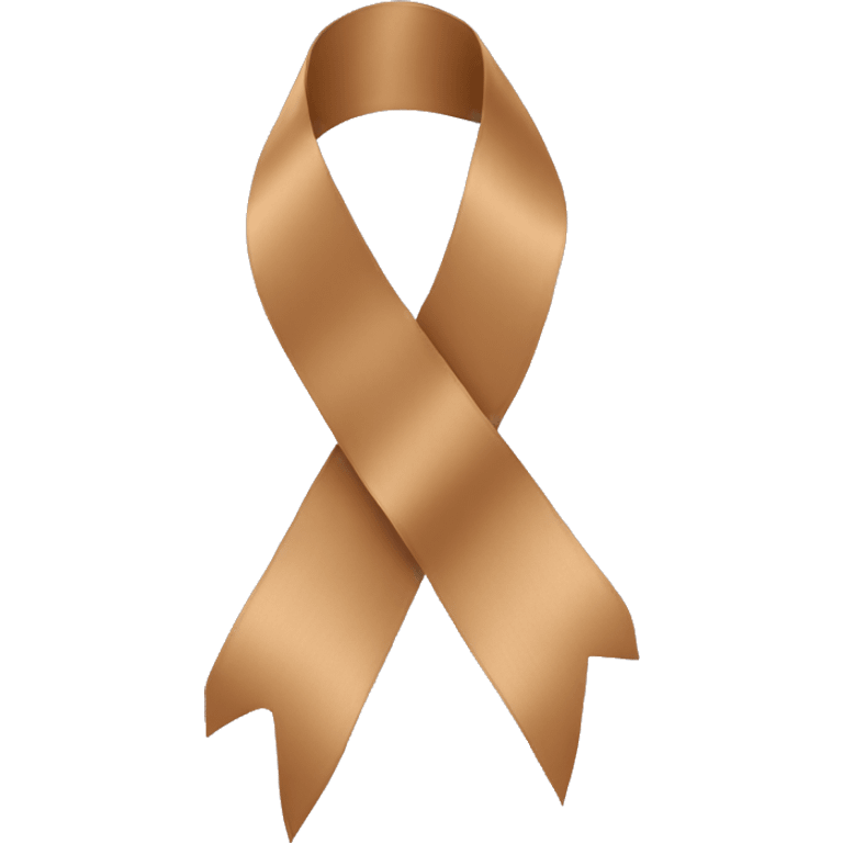 Light brown ribbon  emoji