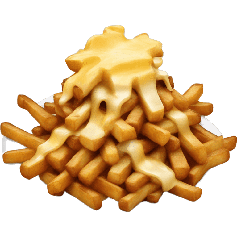 Poutine qui mange une poutine  emoji