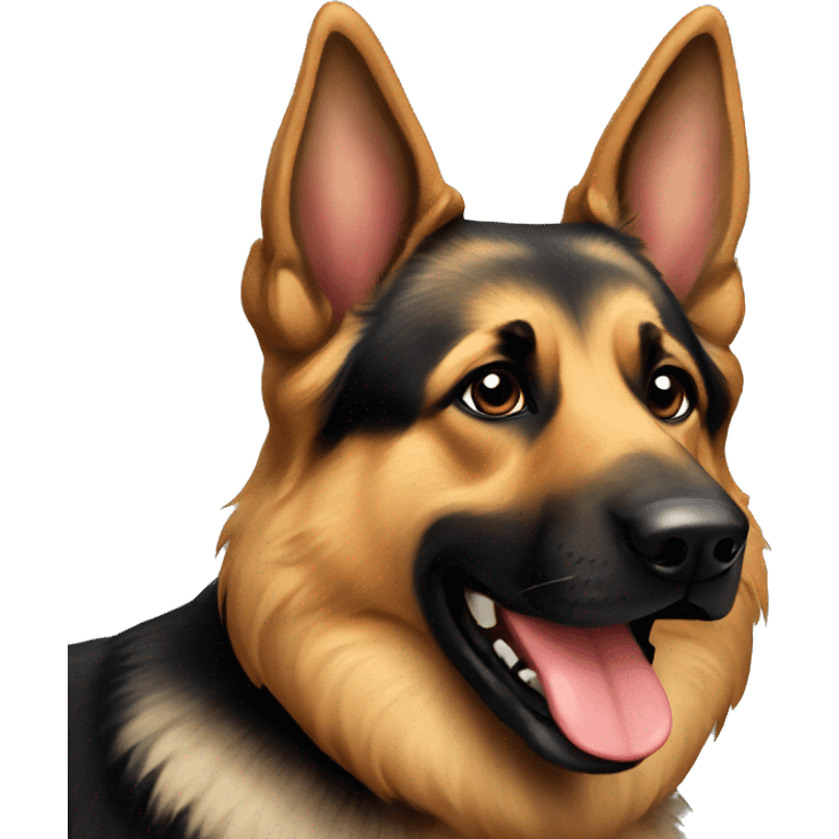 German Shepard  emoji