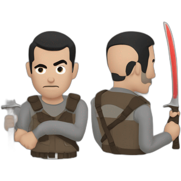 Negan de the walking dead  emoji