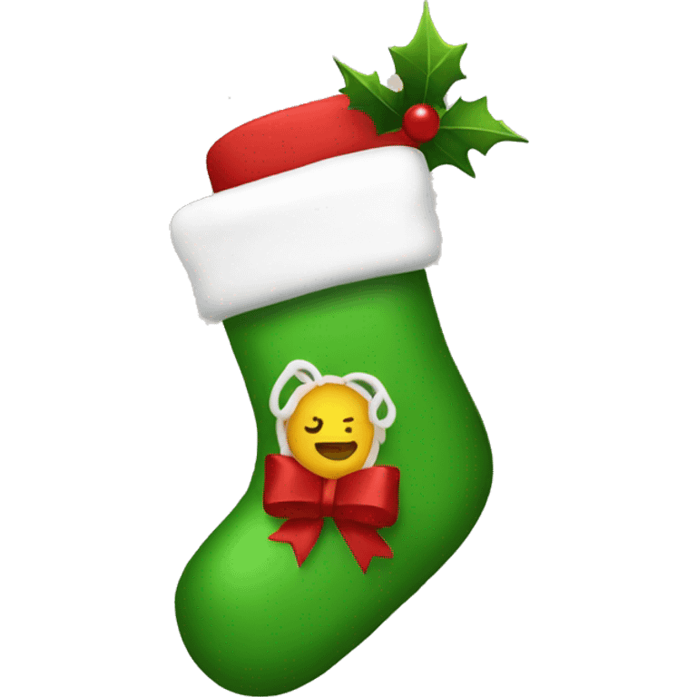 christmas stocking emoji