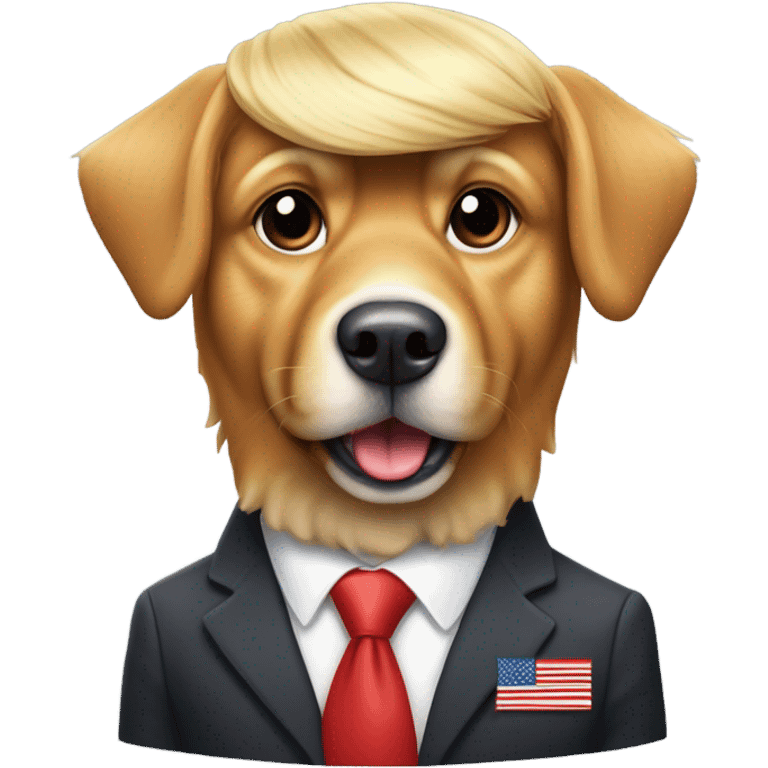 Trump dog emoji