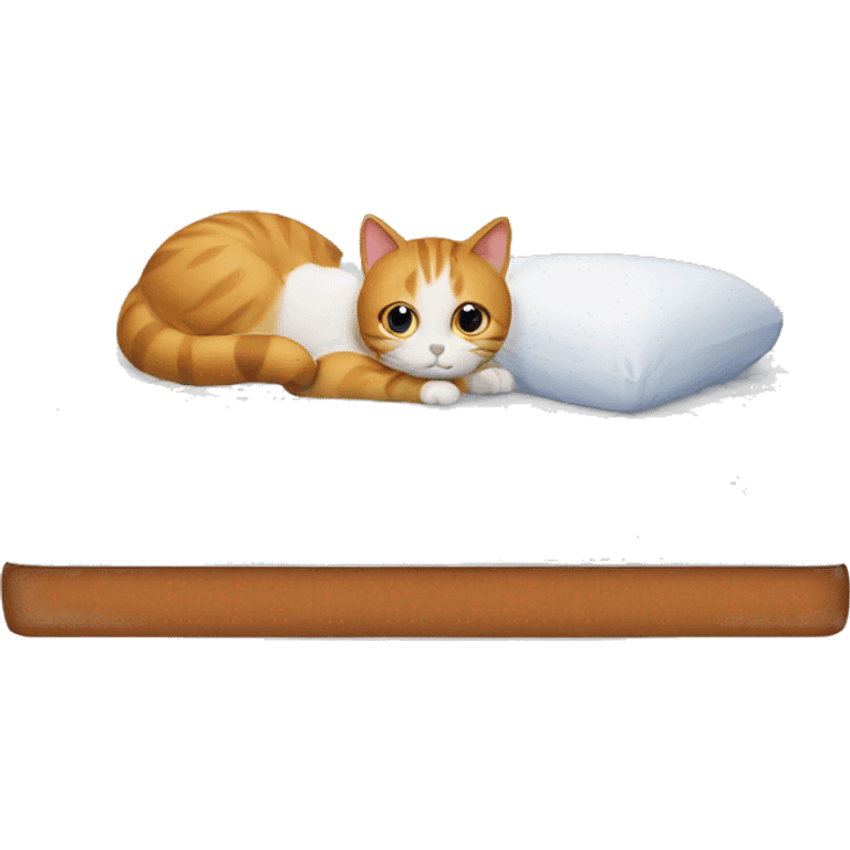 Mattress & cat  emoji