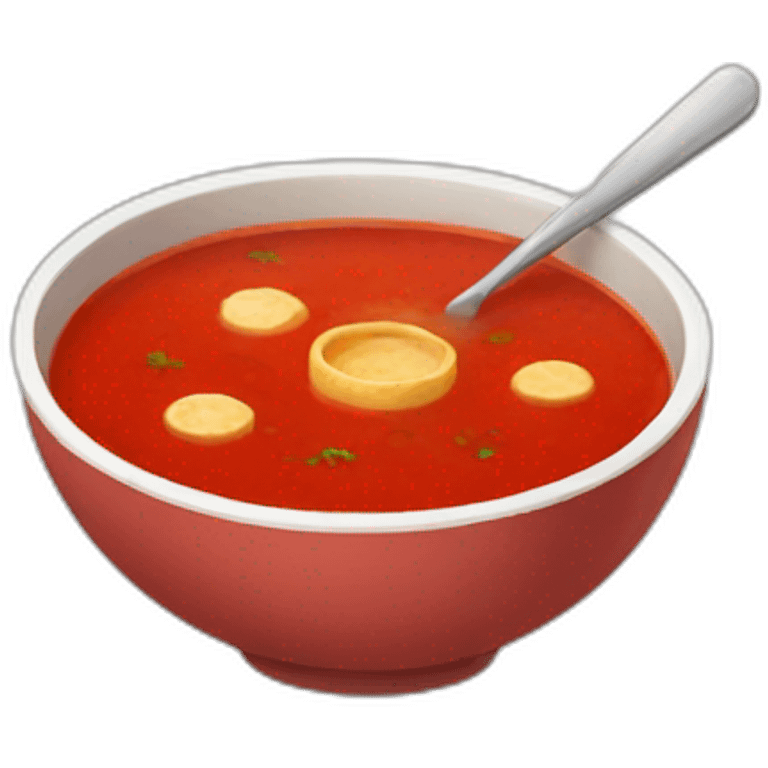 red soup emoji