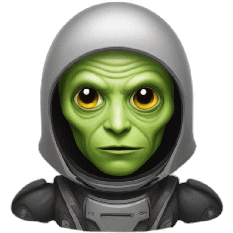 Macron alien emoji