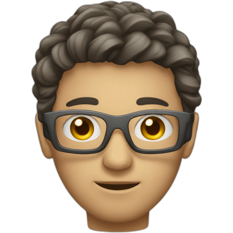 a smart hacker guy emoji