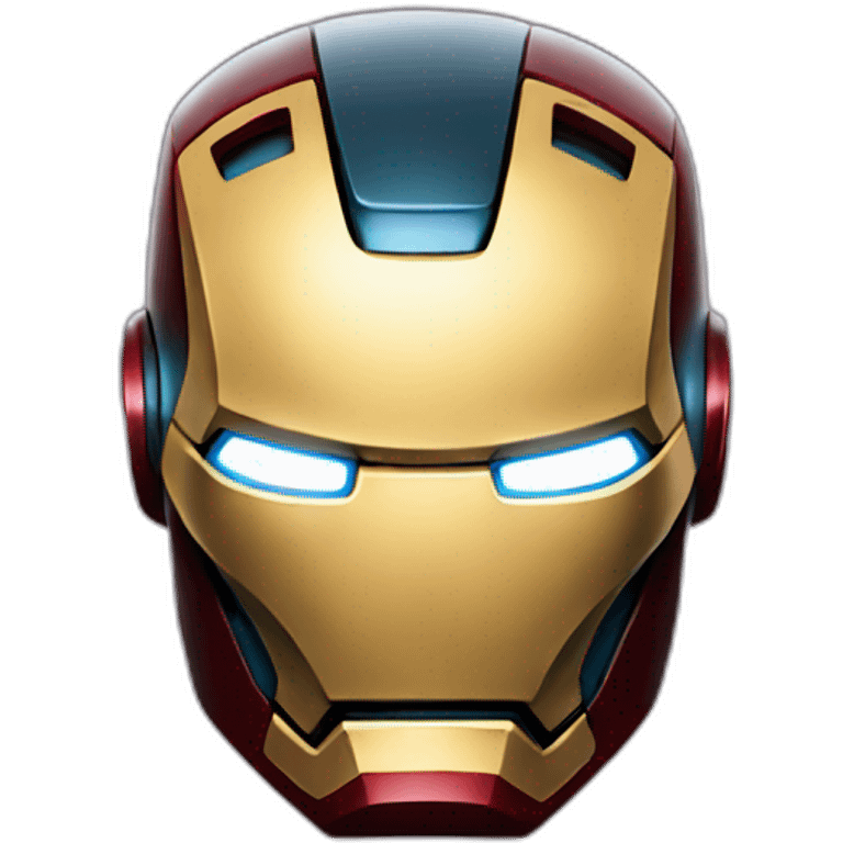 iron man, close up emoji