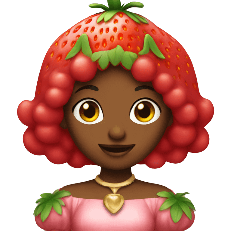 Strawberry princess emoji