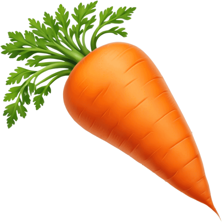 portrait of carrot emoji