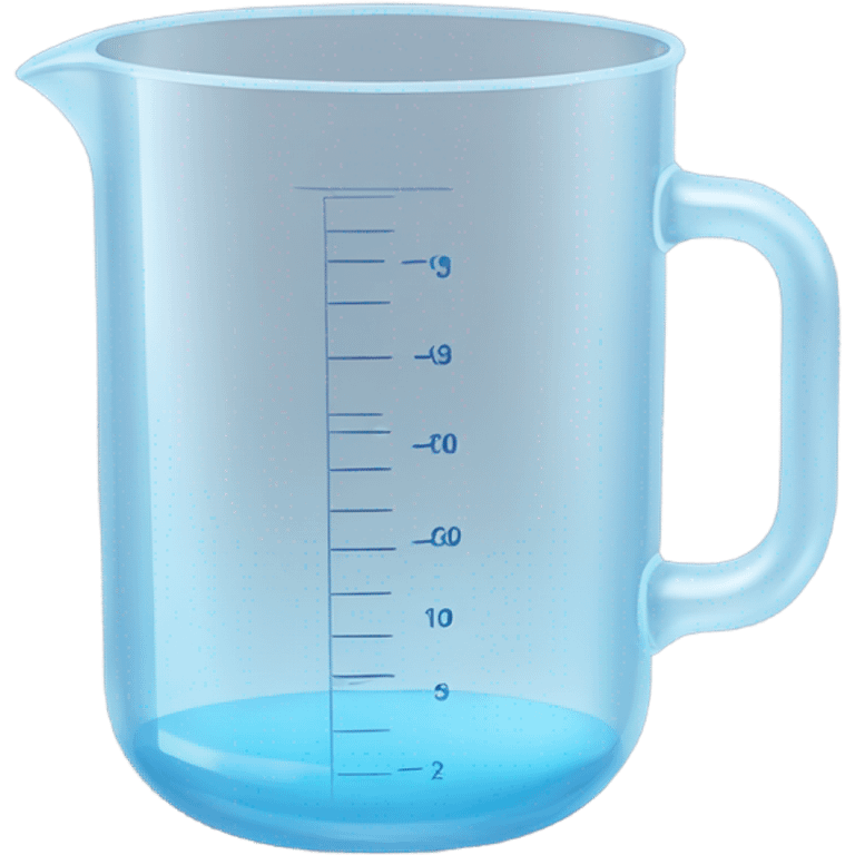 measuring cup filled with water emoji