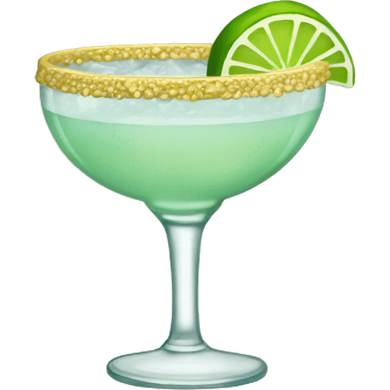 gold margarita glas emoji