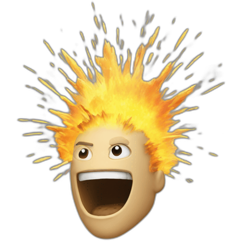 exploding head emoji