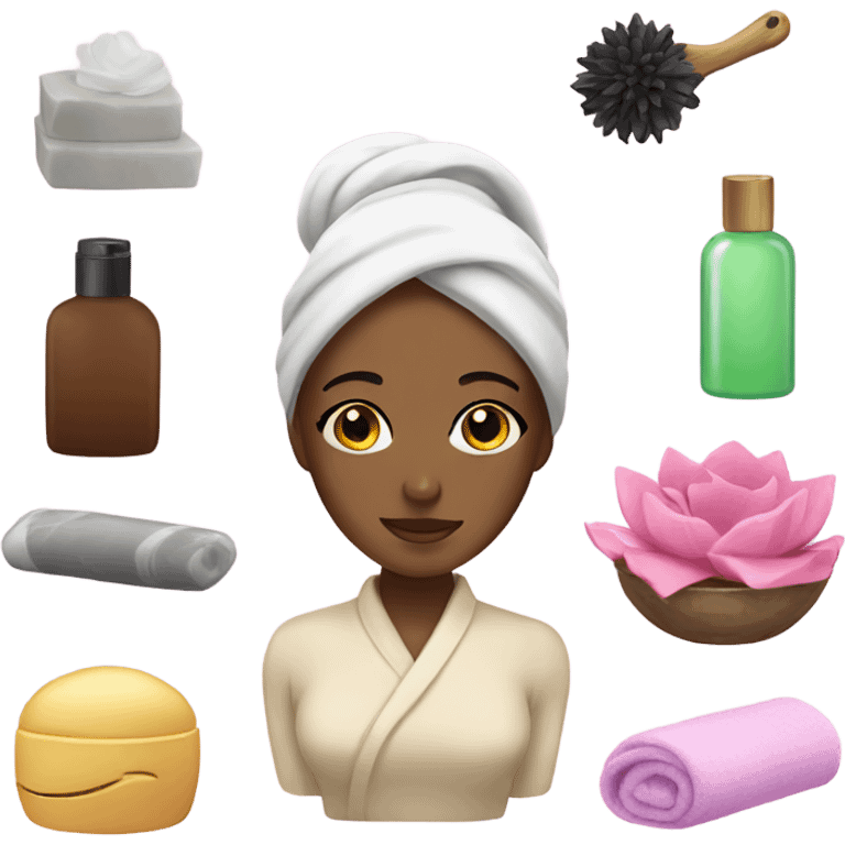 Girly spa things  emoji