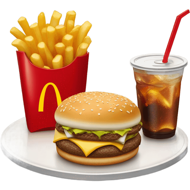 McDonald’s meal  emoji