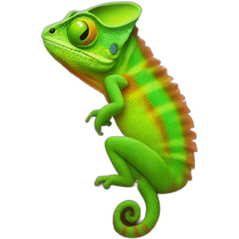 chameleon only emoji