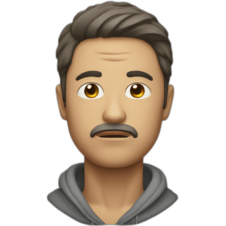 Homme qui pleure emoji