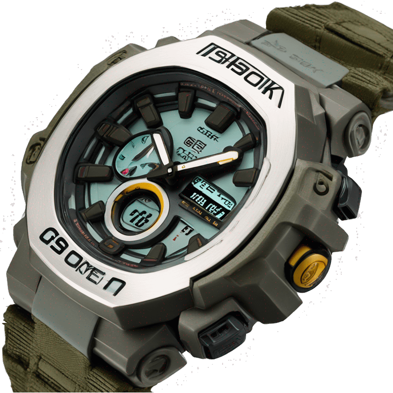 montre g-shock GA 2100 emoji