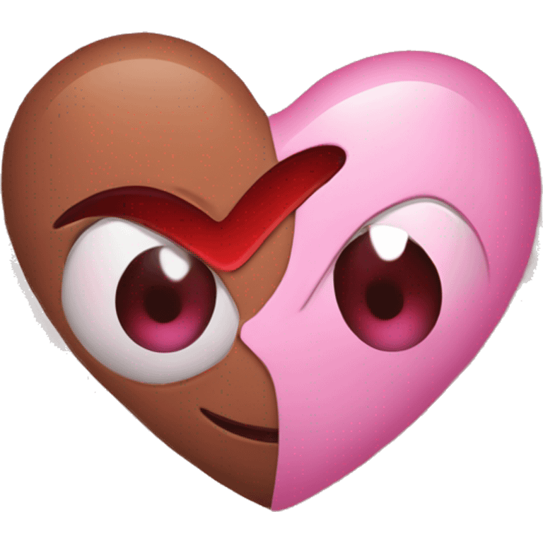 Heart with “DEO” emoji