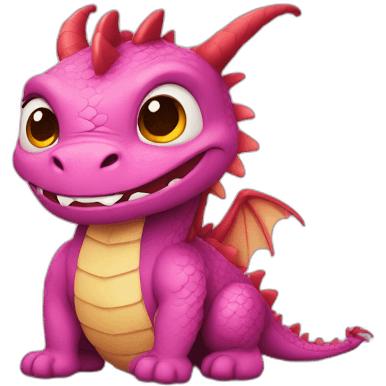 dragon cute cinema emoji