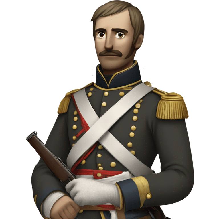 soldier with a bandaged hand in the Crimean War emoji