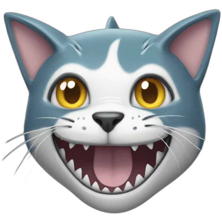 shark cat emoji