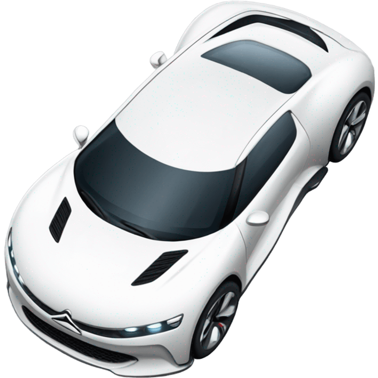 White Citroën GT car  emoji