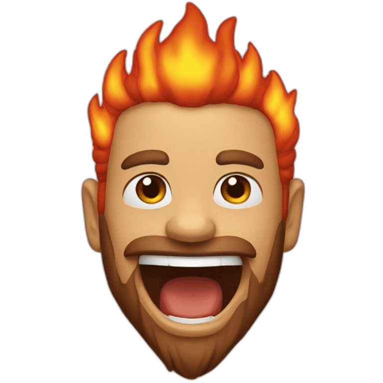 mono de fuego emoji