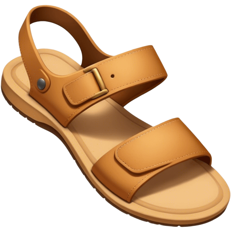 Warm sandal emoji