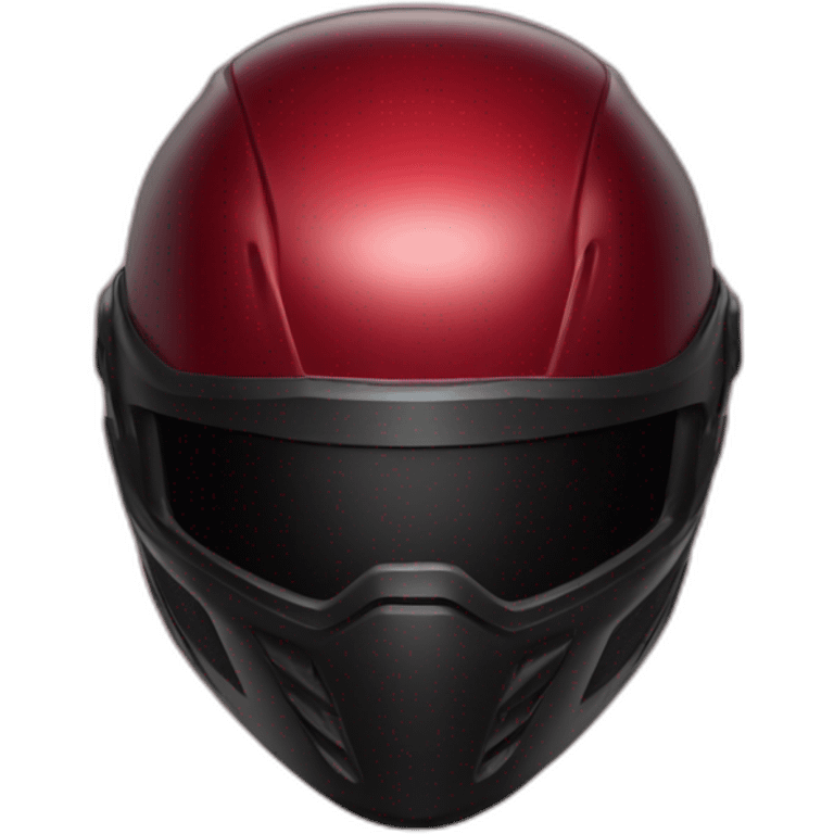 deep red motorcyle helmet emoji