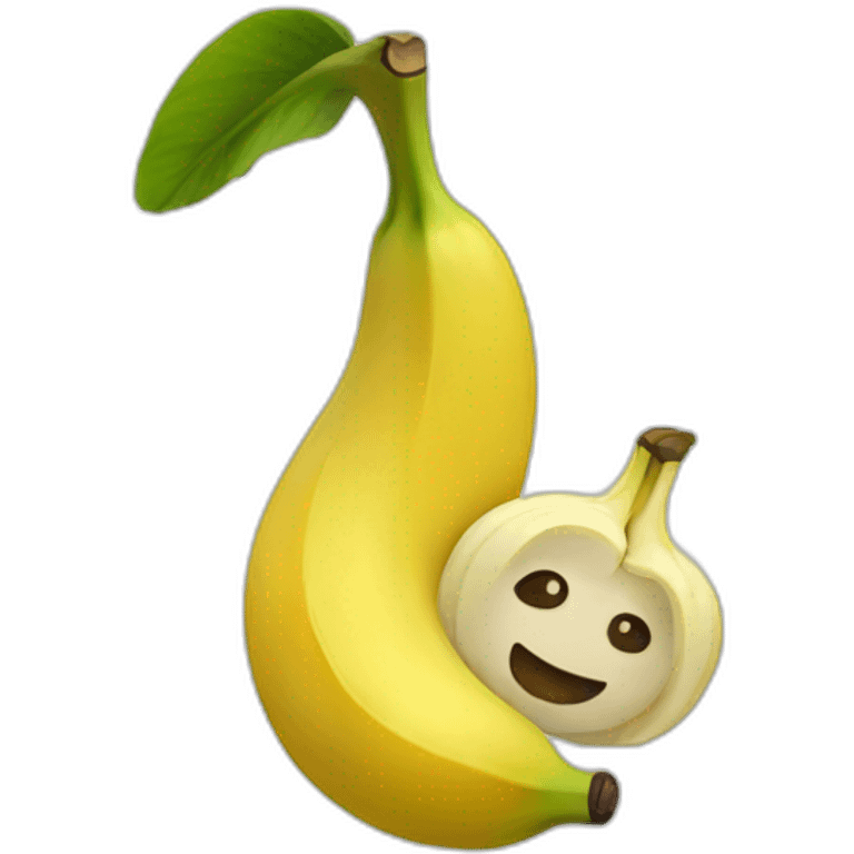 mono with banana emoji