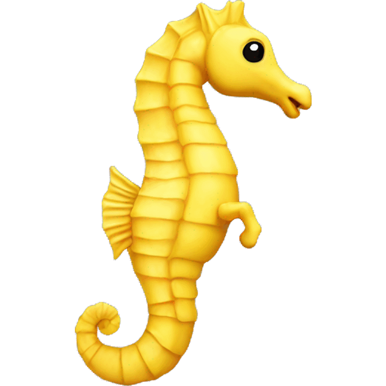 yellow sea horse emoji