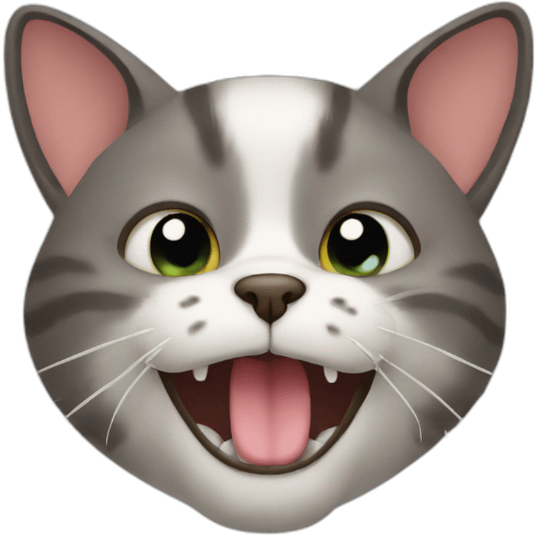 Silly cat emoji