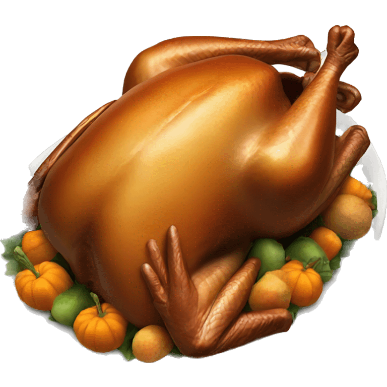 Thanksgiving turkey emoji