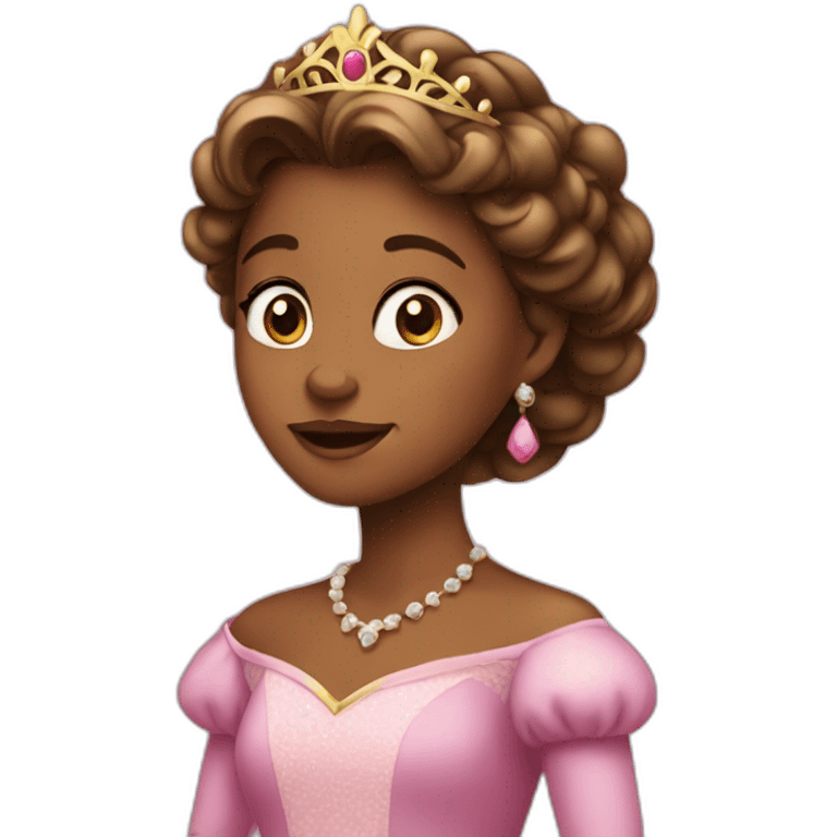 Princess is speaking emoji