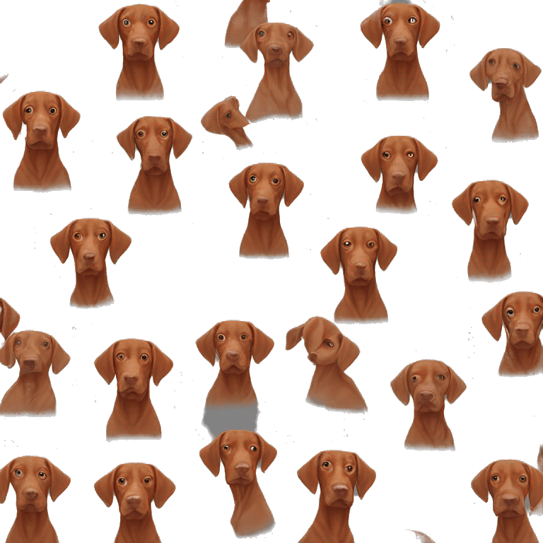 Vizsla in hoddy  emoji