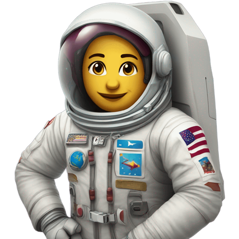 Un astronauta de Qatar emoji