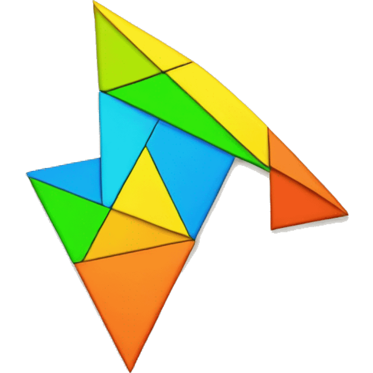 a normal tangram emoji