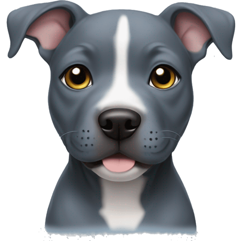 English blue staffy puppy emoji