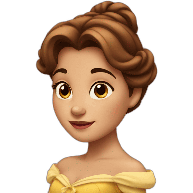 disney belle emoji