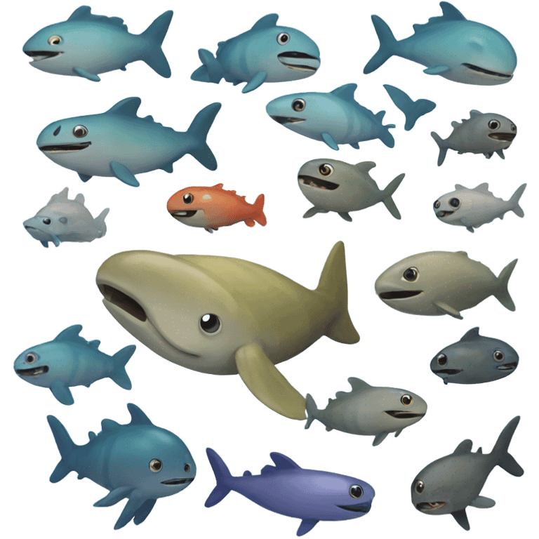 Sea creatures  emoji