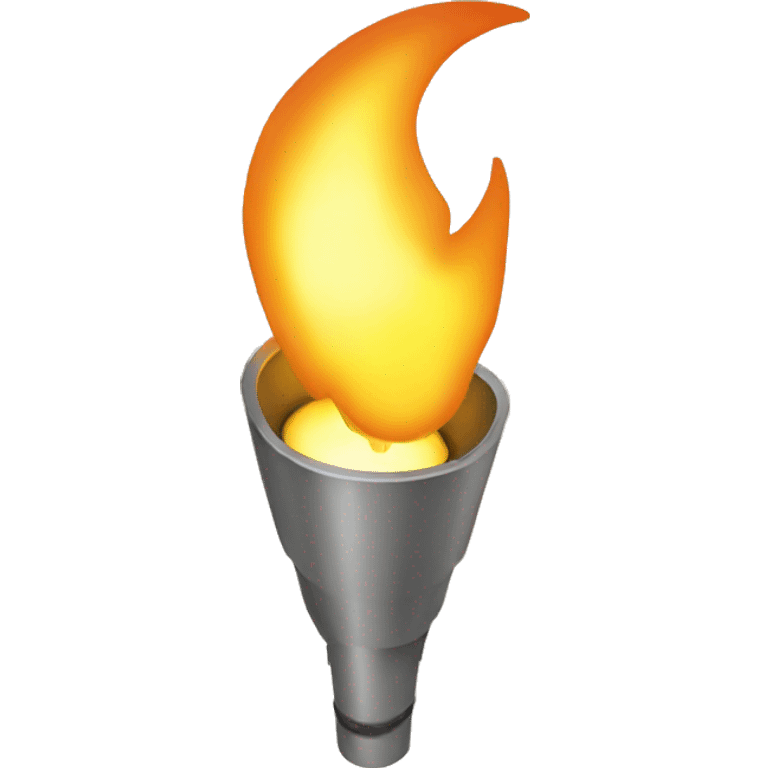 Torch with letter emoji